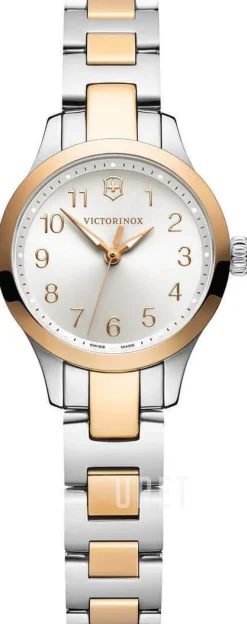 Silverfärgad/Roséguldstonat stål Ø28 mm