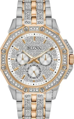 Silverfärgad/Roséguldstonat stål Ø41.5 mm