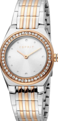 Silverfärgad/Roséguldstonat stål Ø30 mm