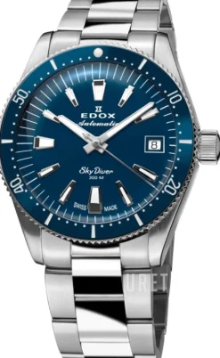 Skydiver Blå/Stål Ø38 mm