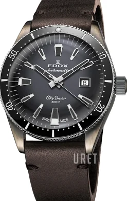 Skydiver Grå/Läder Ø42 mm