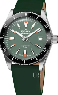 Skydiver Grön/Läder Ø38 mm