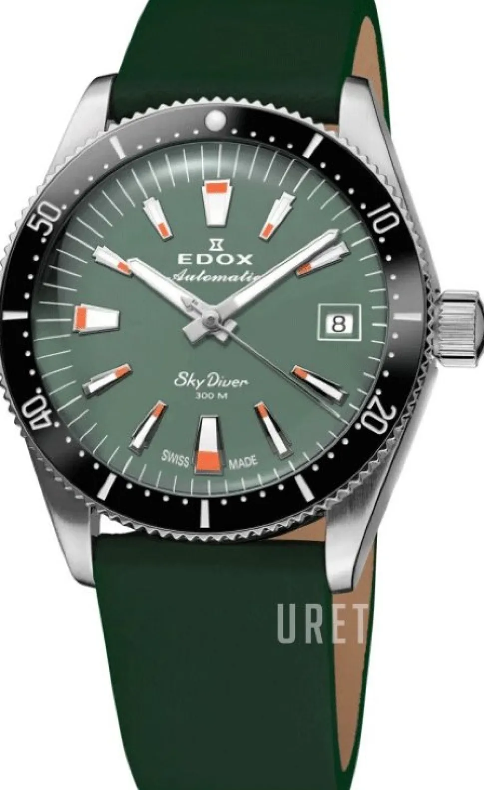 Skydiver Grön/Läder Ø38 mm