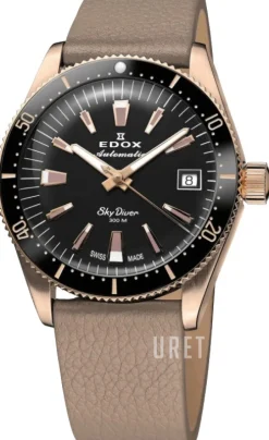 Skydiver Svart/Läder Ø38 mm