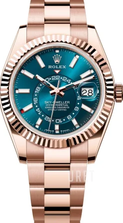 Sky-Dweller Blå/Stål Ø42 mm