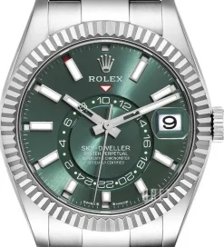 Sky-Dweller Grön/Stål Ø42 mm