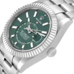 Sky-Dweller Grön/Stål Ø42 mm