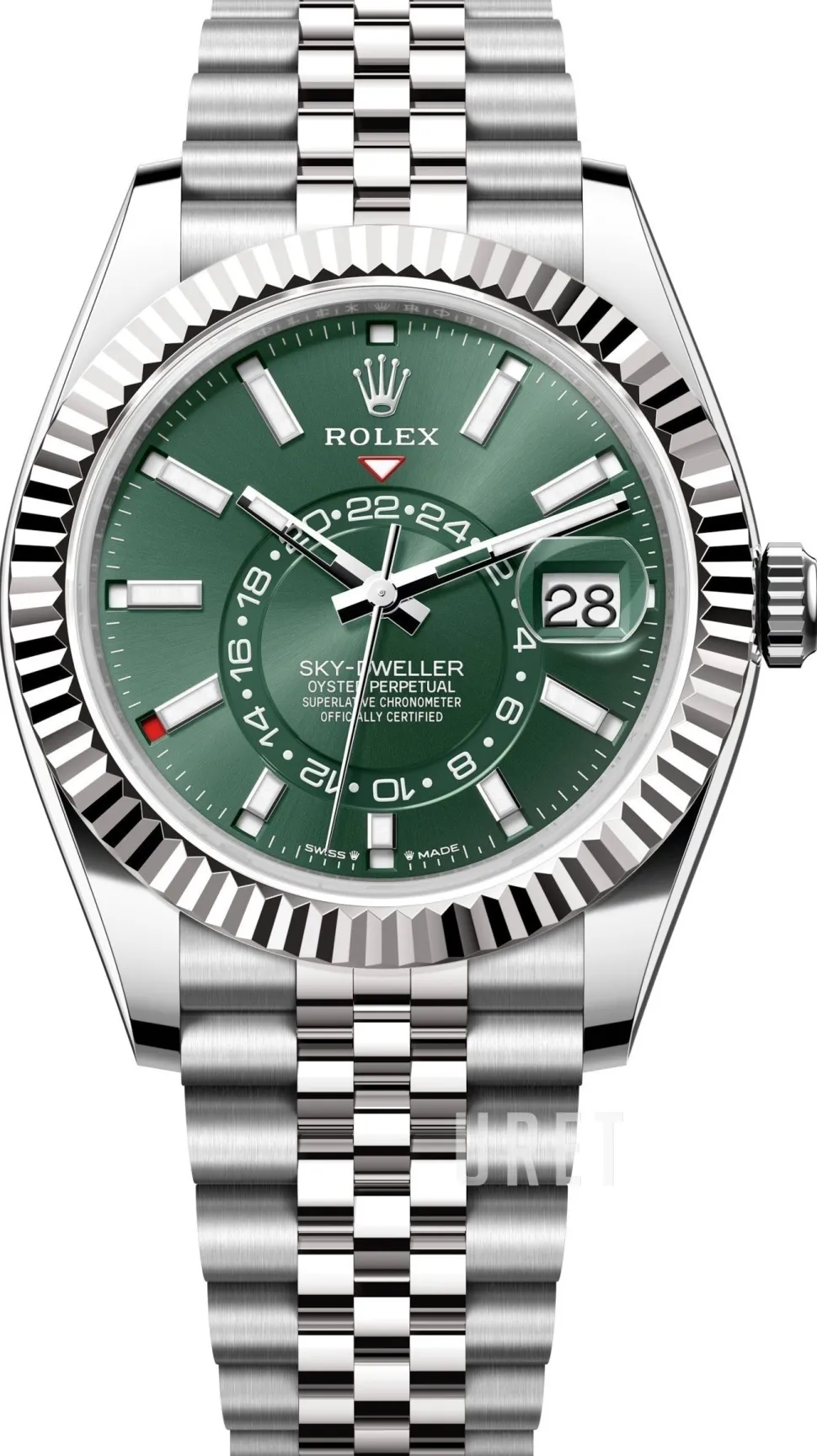 Sky-Dweller Grön/Stål Ø42 mm