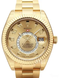 Sky-Dweller Guld/18 karat gult guld Ø42 mm