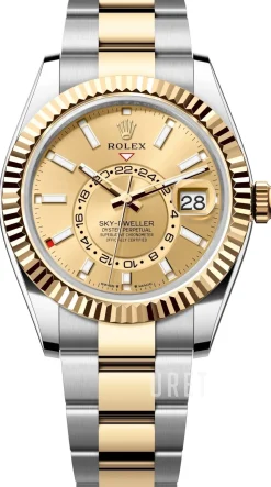 Sky-Dweller Guld/Stål Ø42 mm