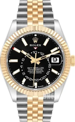 Sky-Dweller Svart/Stål Ø42 mm