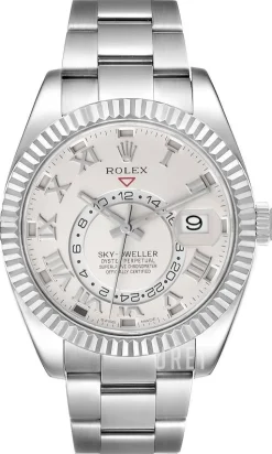 Sky-Dweller Vit/18 karat vitt guld Ø42 mm