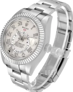 Sky-Dweller Vit/18 karat vitt guld Ø42 mm