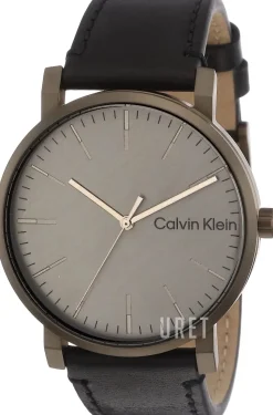 Slate Svart/Läder Ø43 mm