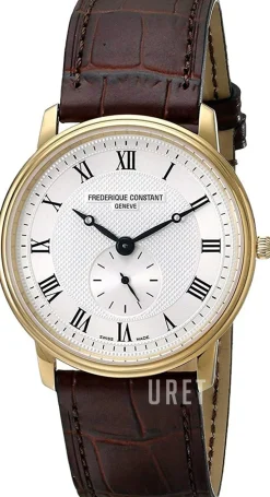 Slimline Guldtonad/Läder Ø37 mm