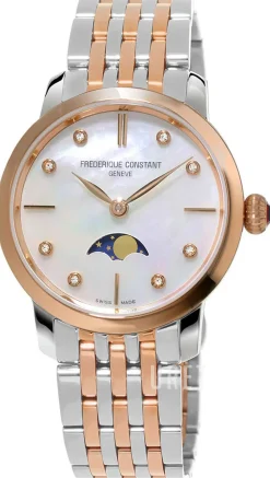 Slimline Vit/Roséguldstonat stål Ø30 mm