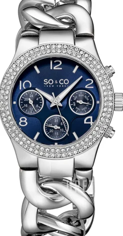 Soho Blå/Stål Ø38 mm