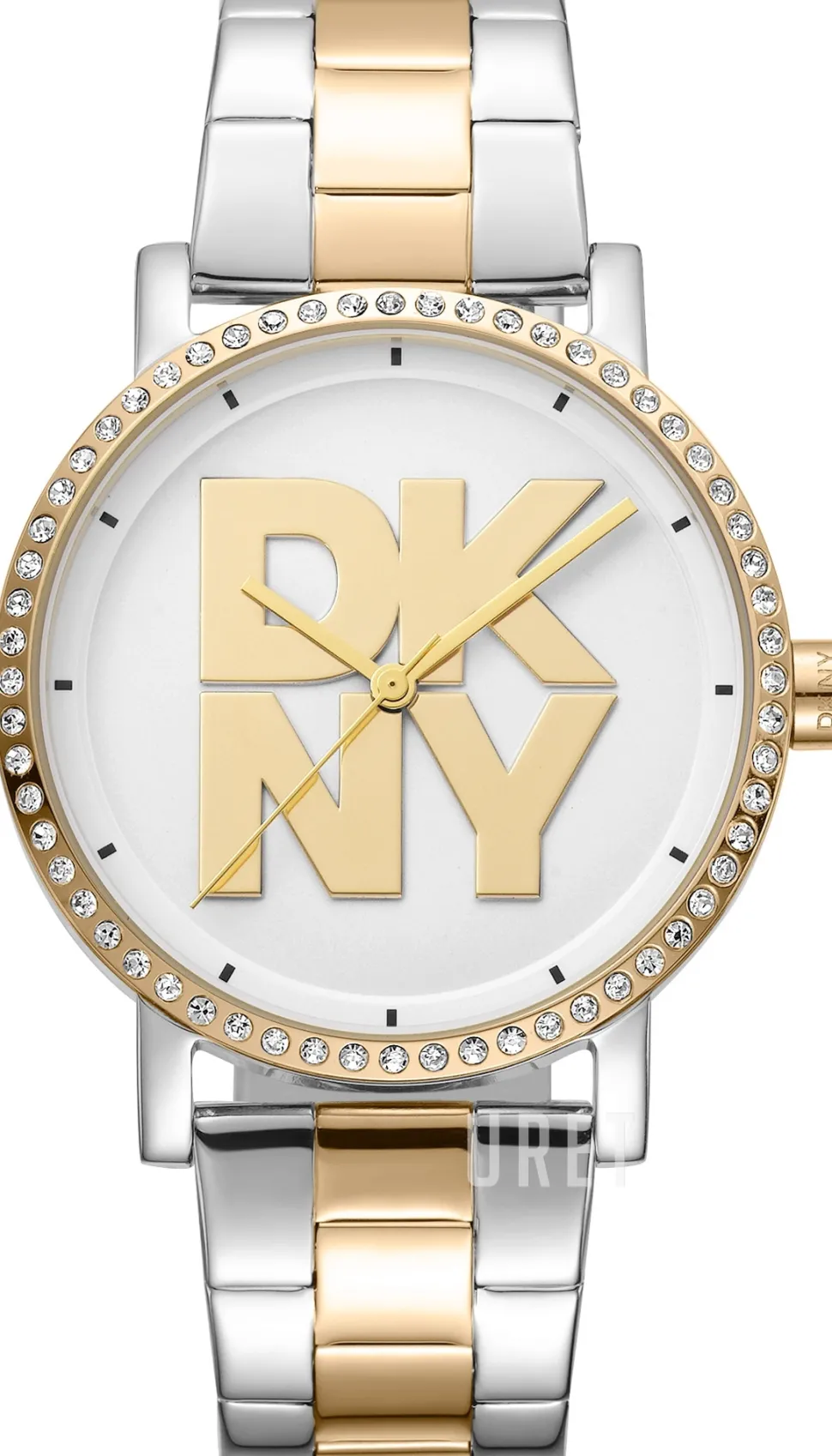 Soho Logo Silverfärgad/Guldtonat stål Ø36 mm