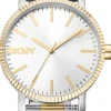 Soho Maxi Silverfärgad/Guldtonat stål Ø40 mm