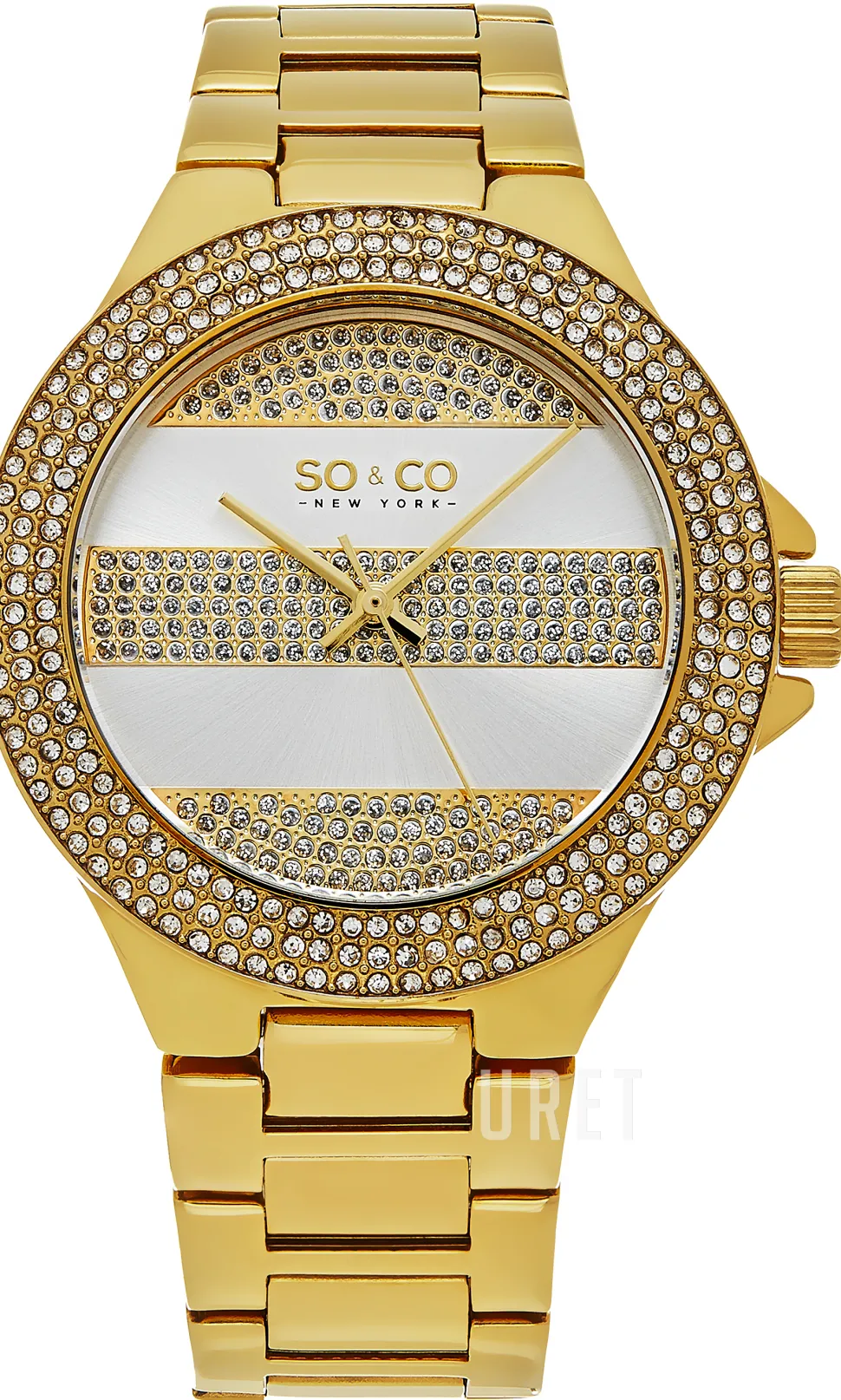 SoHo Silverfärgad/Gulguldtonat stål Ø39 mm