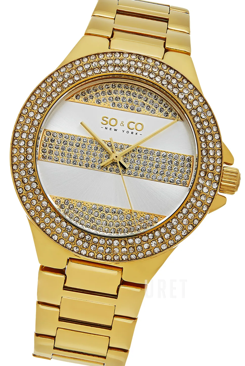 SoHo Silverfärgad/Gulguldtonat stål Ø39 mm