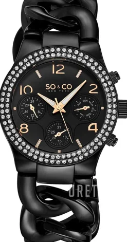 Soho Svart/Stål Ø38 mm