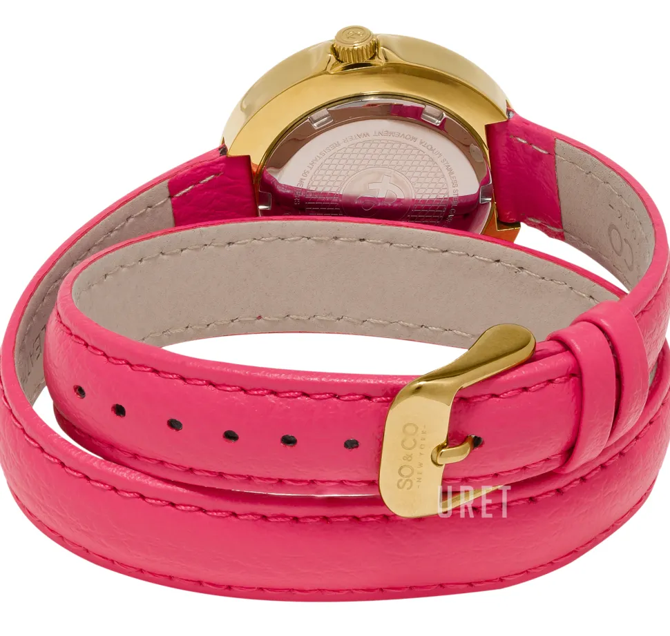 SoHo Vit/Läder Ø34 mm