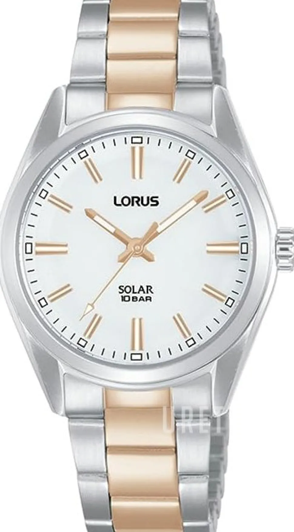 Solar Vit/Roséguldstonat stål Ø31 mm