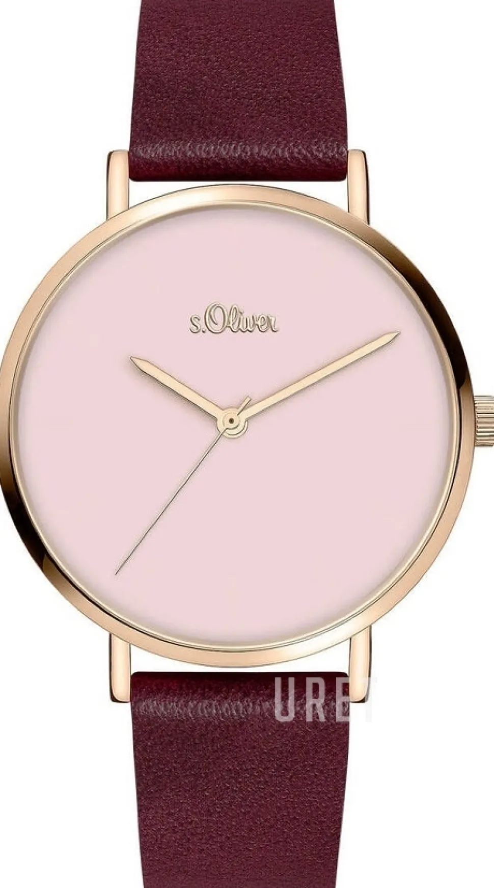 S.Oliver Classic Rosa/Läder Ø36 mm
