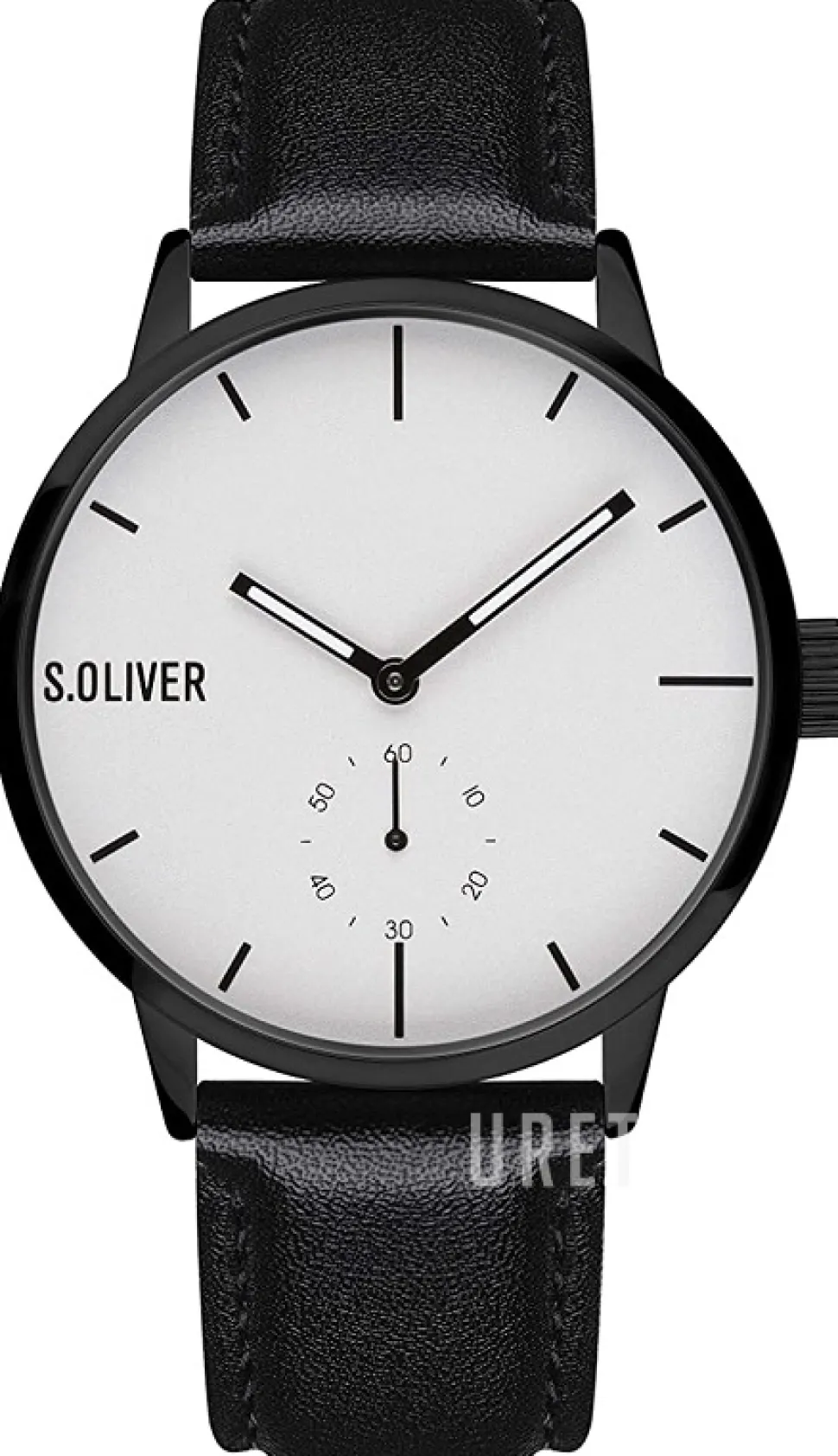S.Oliver Classic Silverfärgad/Läder Ø41 mm