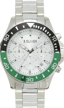 S.Oliver Classic Silverfärgad/Stål Ø42 mm