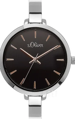 S.Oliver Classic Svart/Stål Ø32 mm