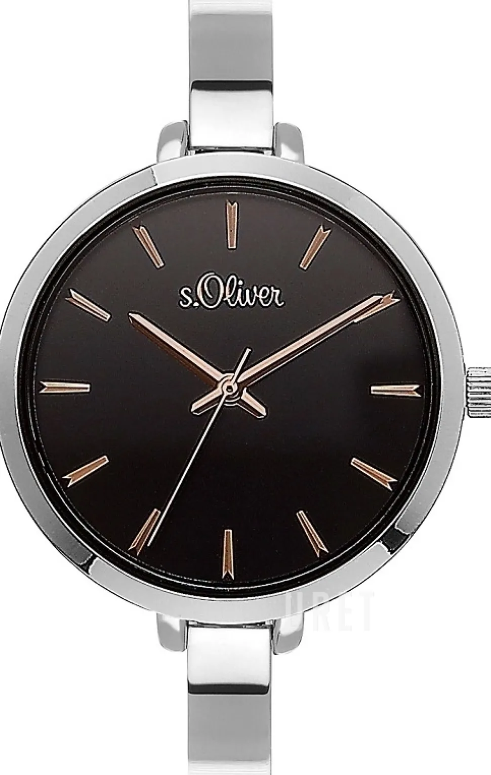 S.Oliver Classic Svart/Stål Ø32 mm