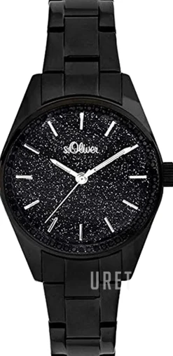 S.Oliver Classic Svart/Stål Ø33 mm