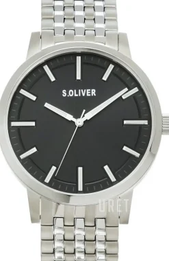 S.Oliver Classic Svart/Titan Ø43 mm