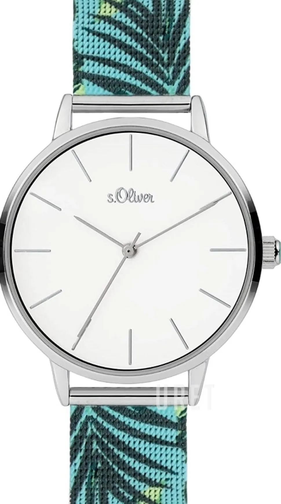 S.Oliver Classic Vit/Stål Ø36 mm