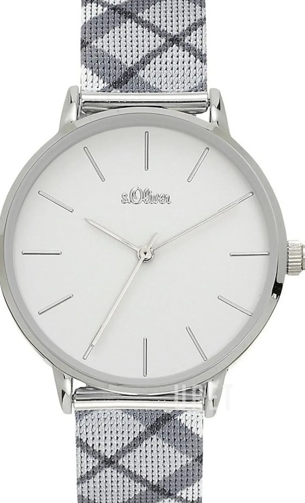 S.Oliver Classic Vit/Stål Ø37 mm