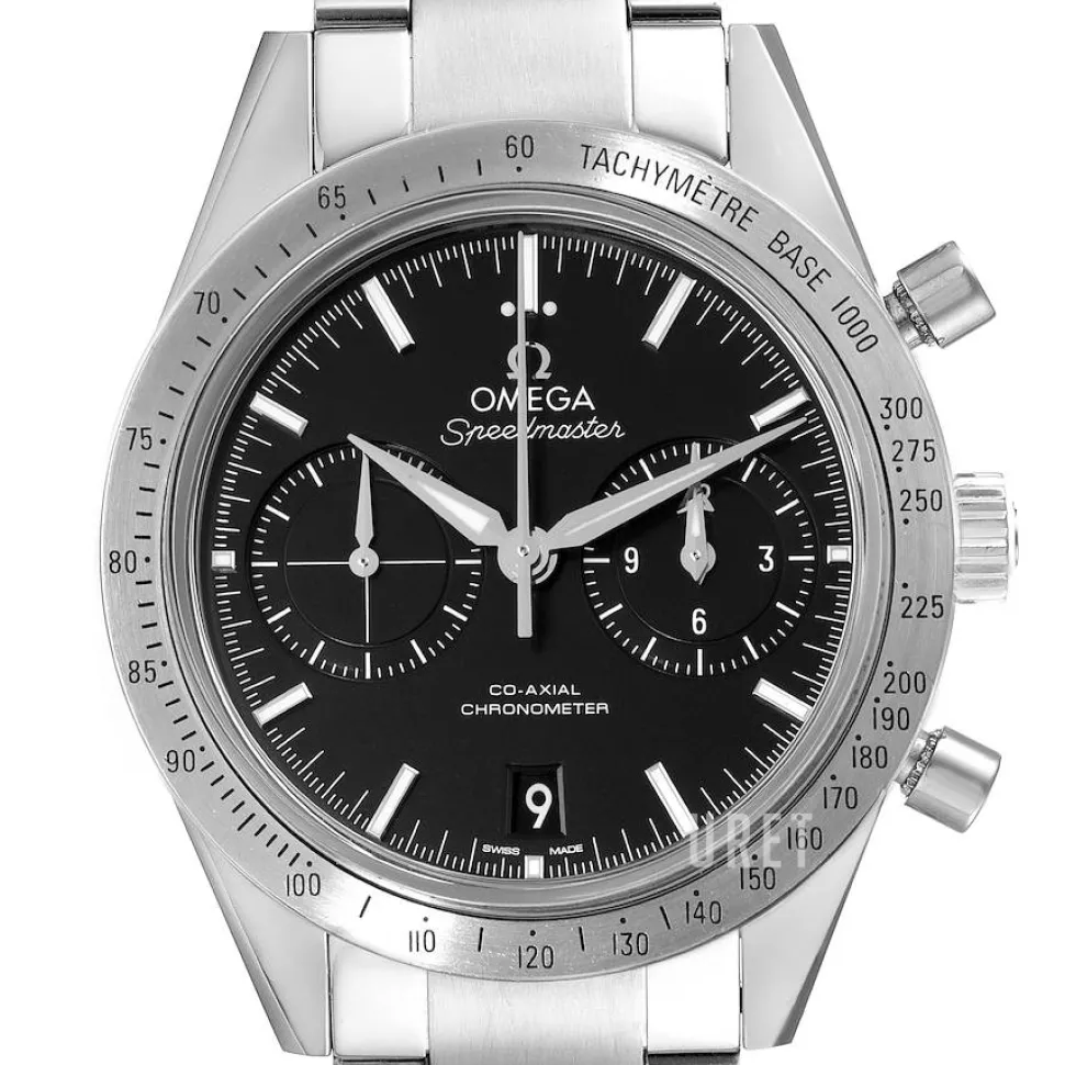 Speedmaster 57 Co-Axial Chronograph 41.5mm Svart/Stål Ø41.5 mm