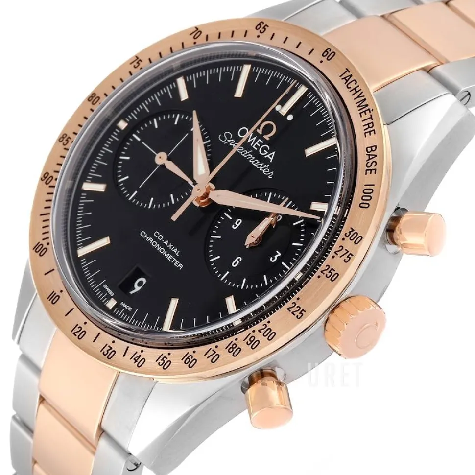 Speedmaster 57 Co-Axial Chronograph 41.5mm Svart/Stål Ø41.5 mm