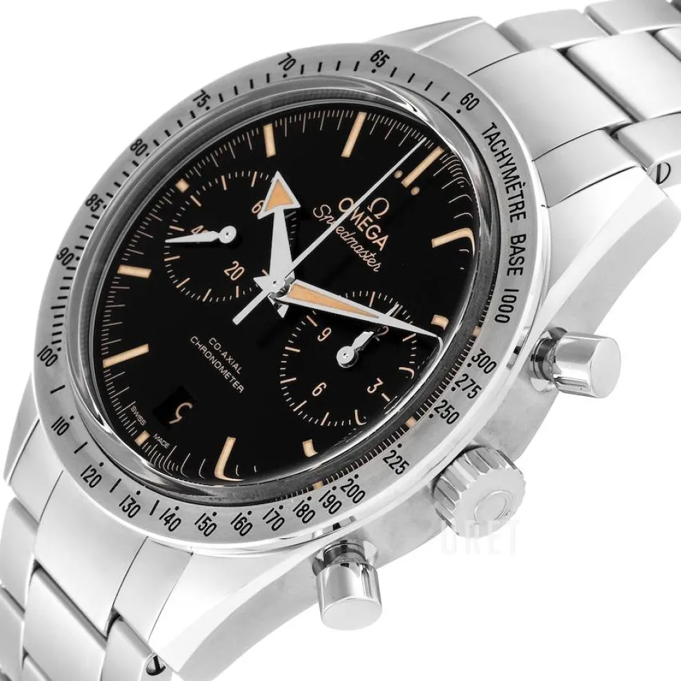 Speedmaster 57 Co-Axial Chronograph 41.5mm Svart/Stål Ø41.5 mm