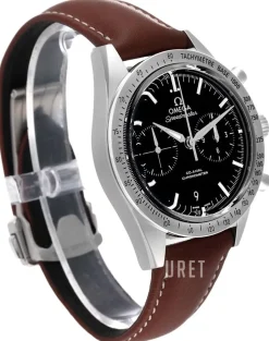 Speedmaster 57 Co-Axial Chronograph 41.5mm Svart/Läder Ø41.5 mm