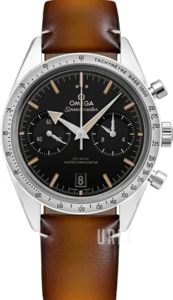 Speedmaster 57 Svart/Läder Ø40.5 mm