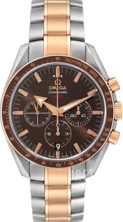Speedmaster Broad Arrow Brun/18 karat roséguld Ø42 mm