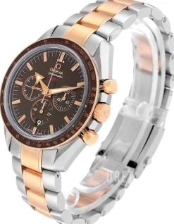 Speedmaster Broad Arrow Brun/18 karat roséguld Ø42 mm