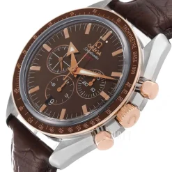 Speedmaster Broad Arrow Brun/Läder Ø42 mm