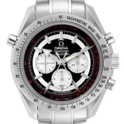 Speedmaster Broad Arrow Rattrapante Svart/Stål Ø44 mm