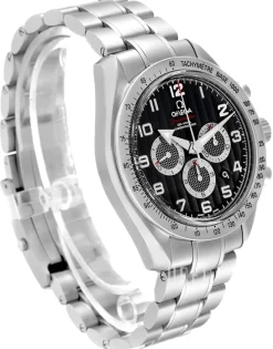 Speedmaster Broad Arrow Svart/Stål Ø44.25 mm