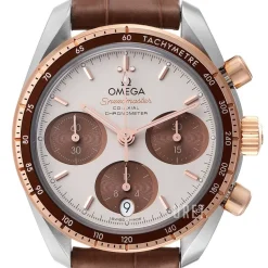 Speedmaster Chronograph 38Mm Antikvit/Läder Ø38 mm