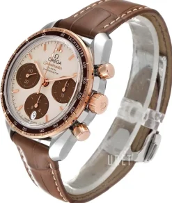 Speedmaster Chronograph 38Mm Antikvit/Läder Ø38 mm