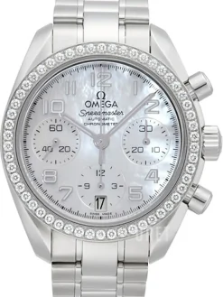 Speedmaster Chronograph 38mm Vit/Stål Ø38 mm